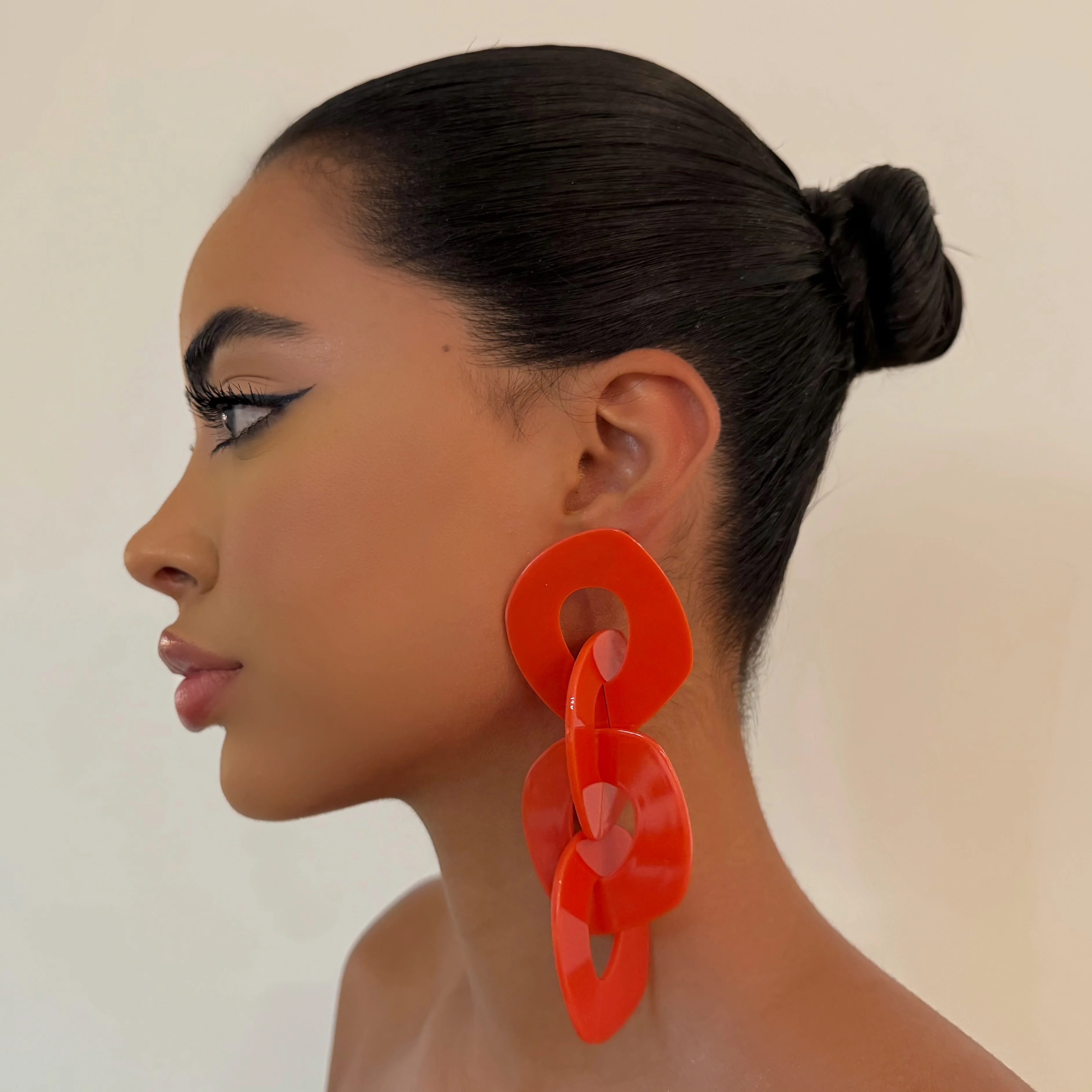The Red Ropes Drop Earrings