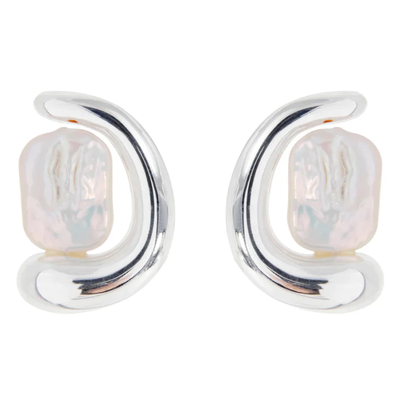 The Silver Alicia Earrings