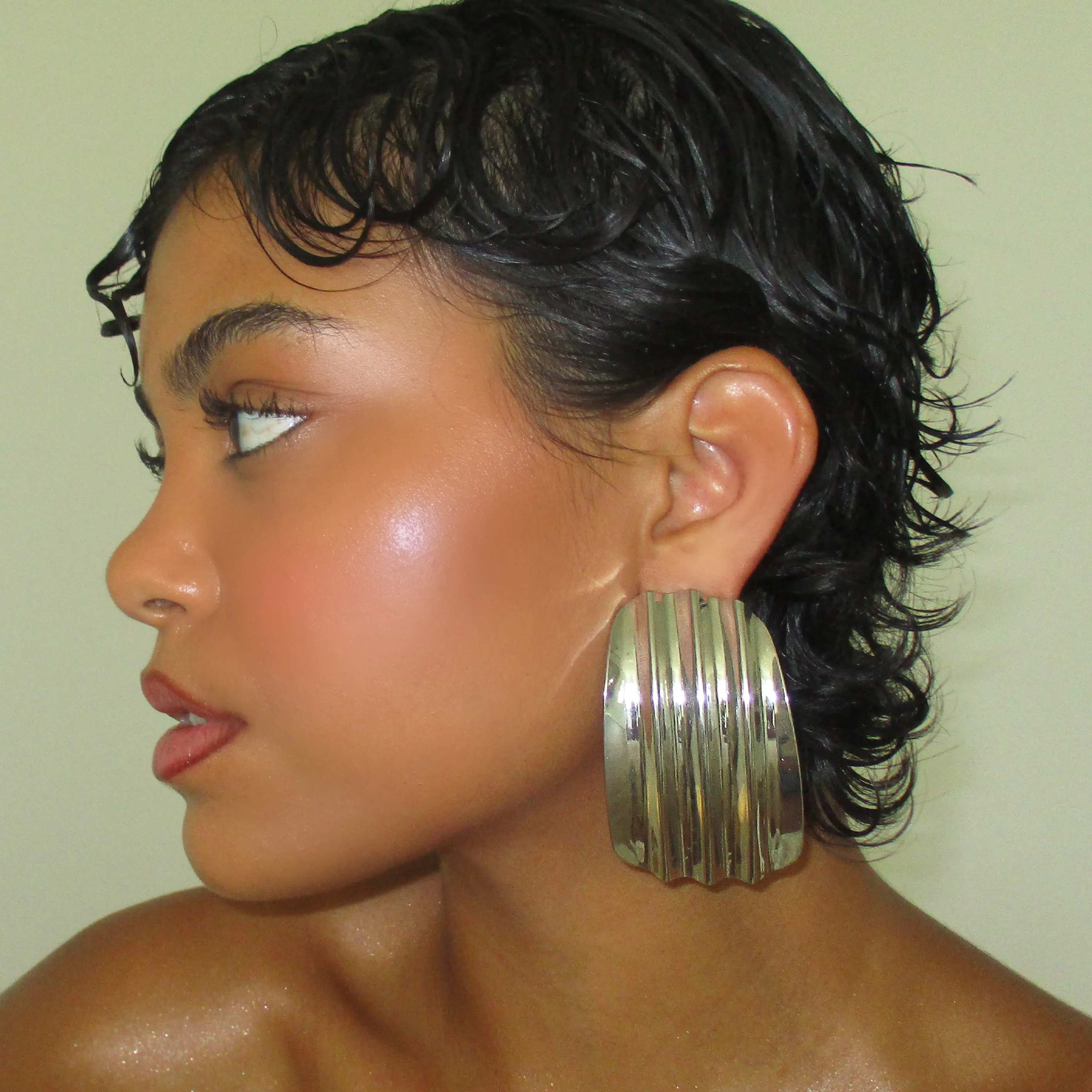 The Silver Bar Earrings
