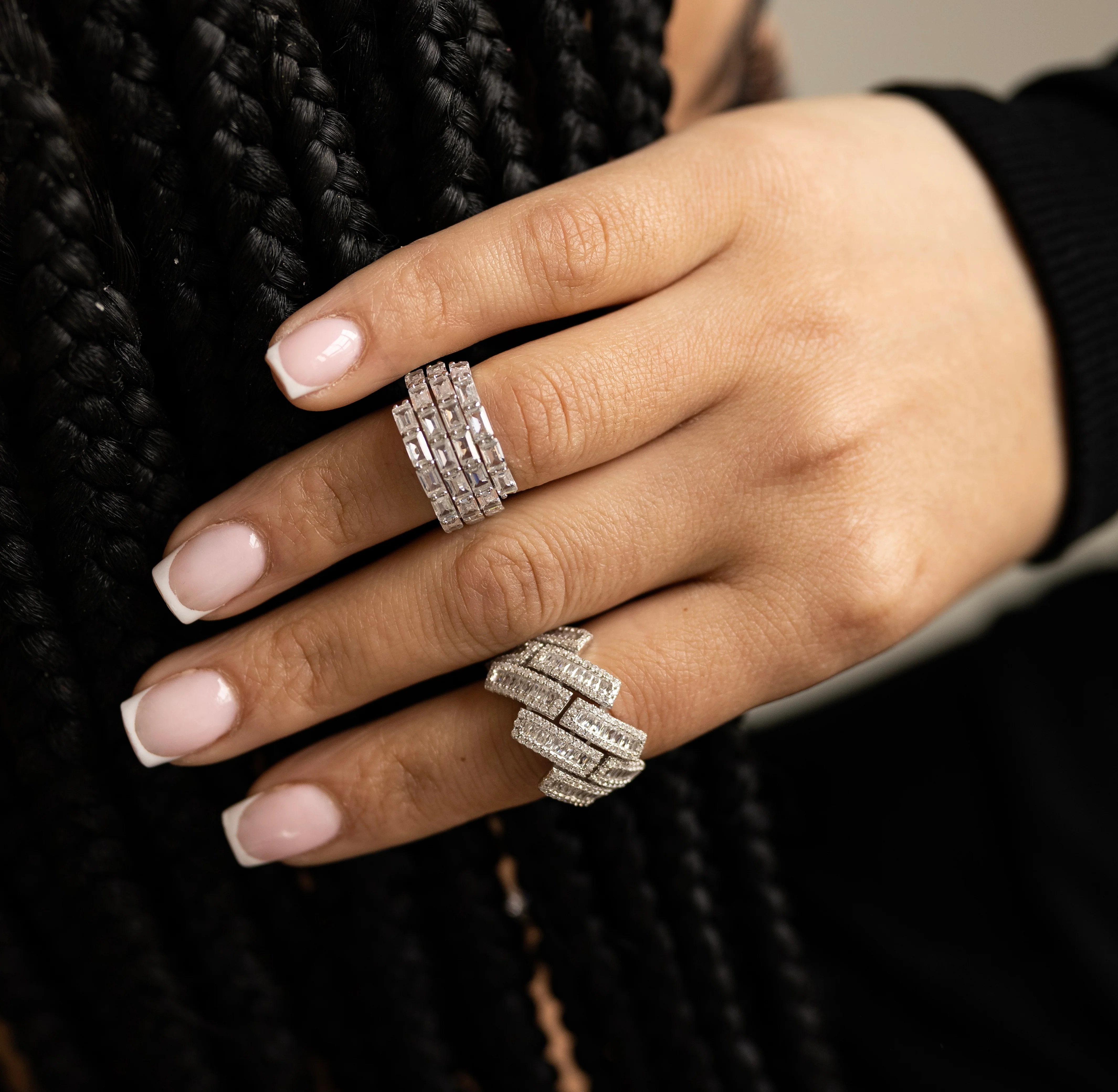The Silver Chandelier Ring