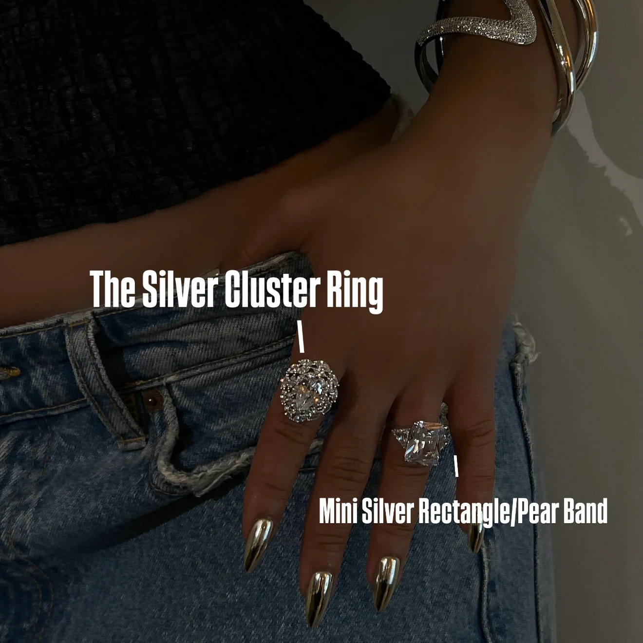 The Silver Cluster Ring - Image 2