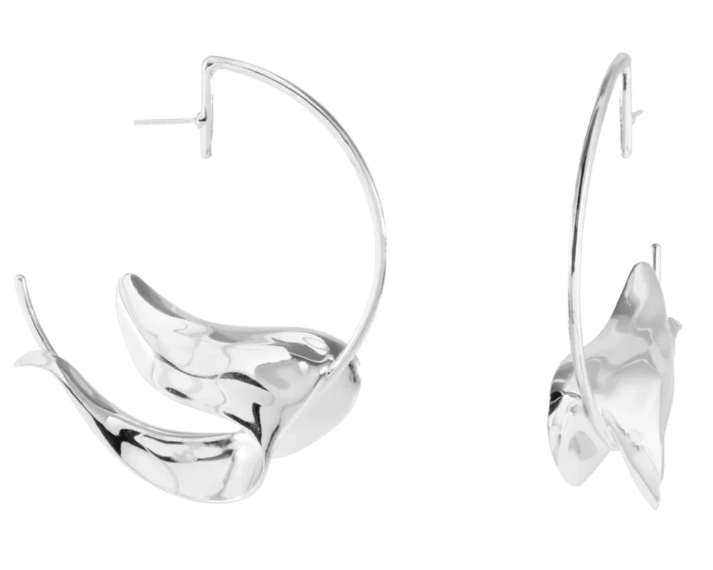 The Silver Ellie Hoop