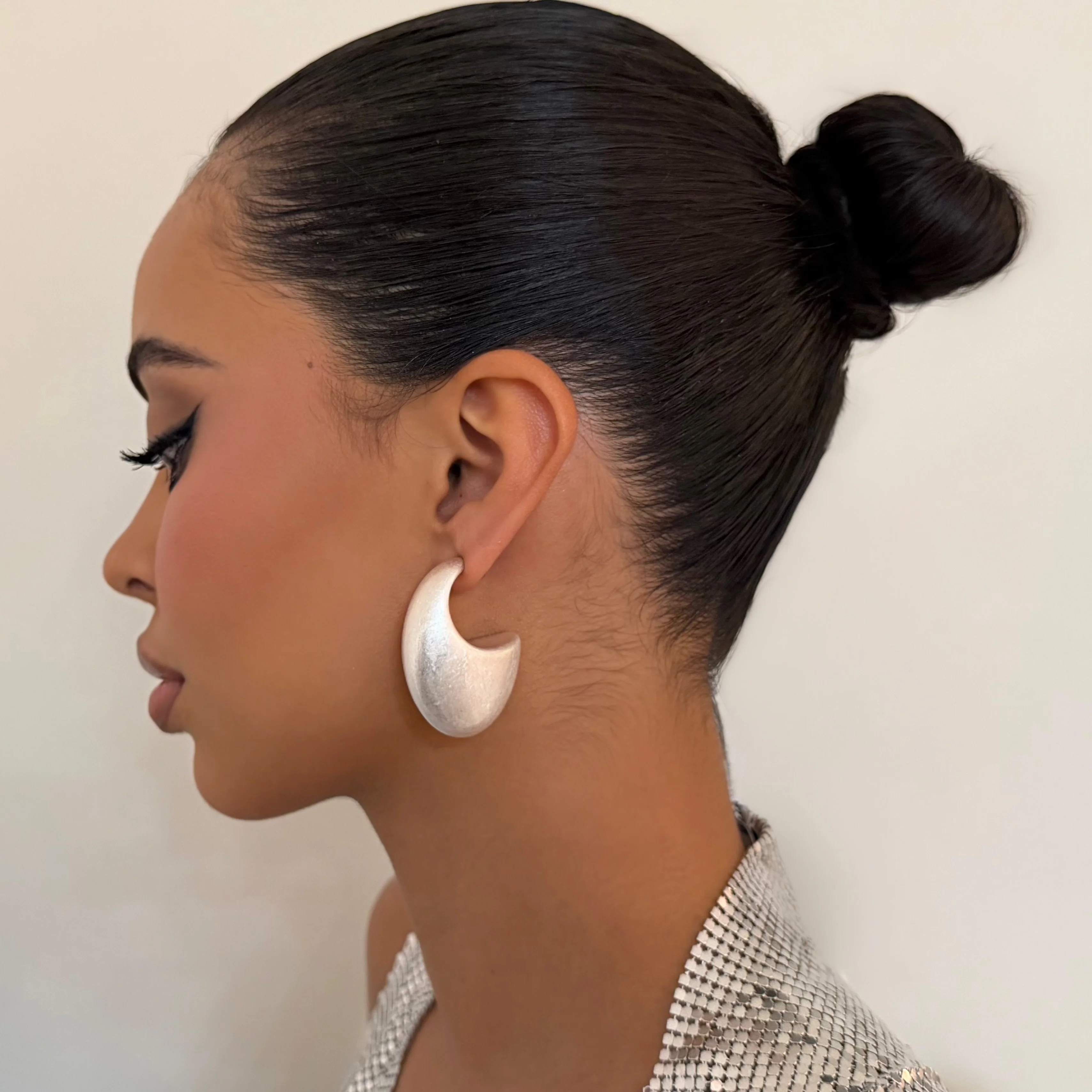 The Silver Mini Cuff Hoop