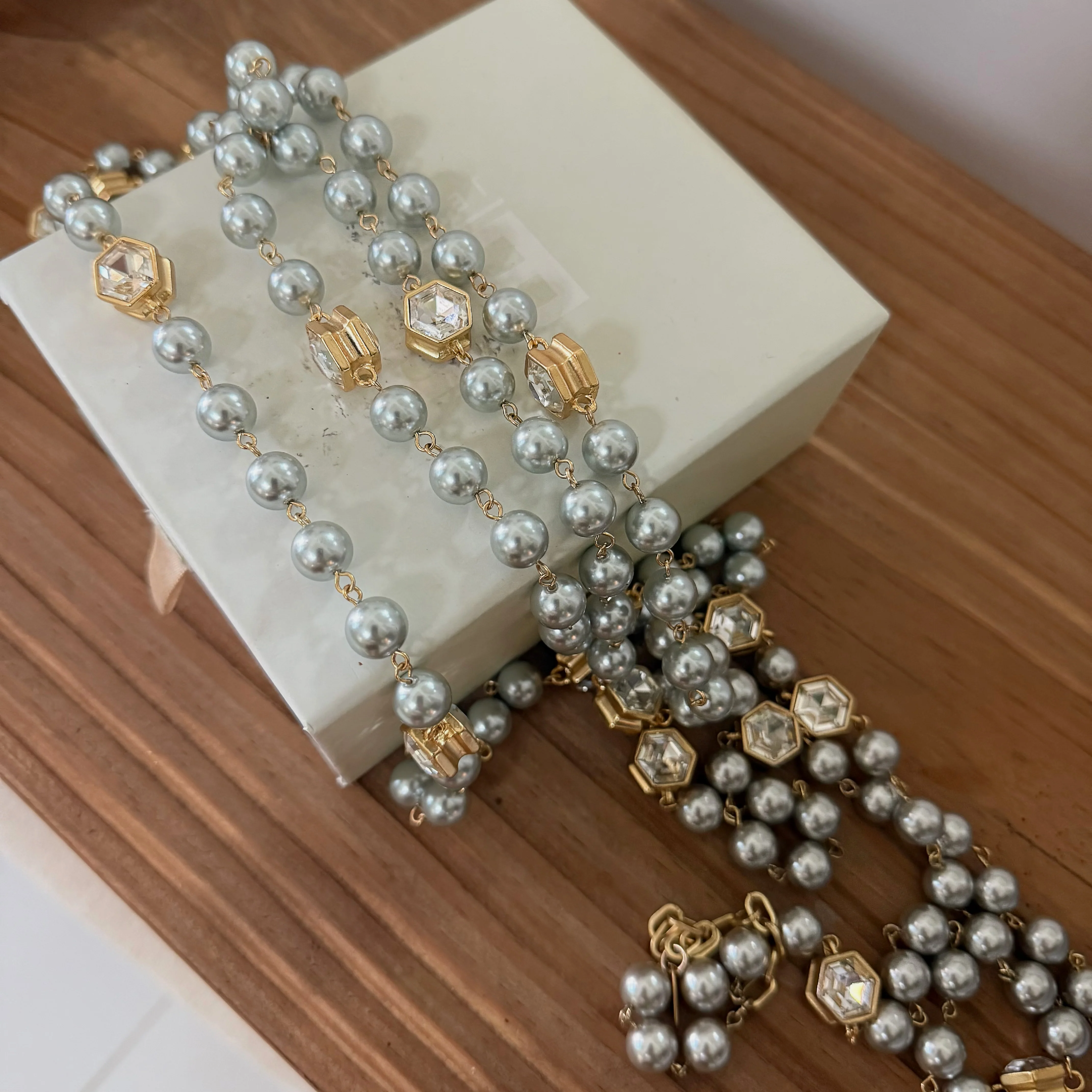 The Silver Pearl Necklace - Image 2