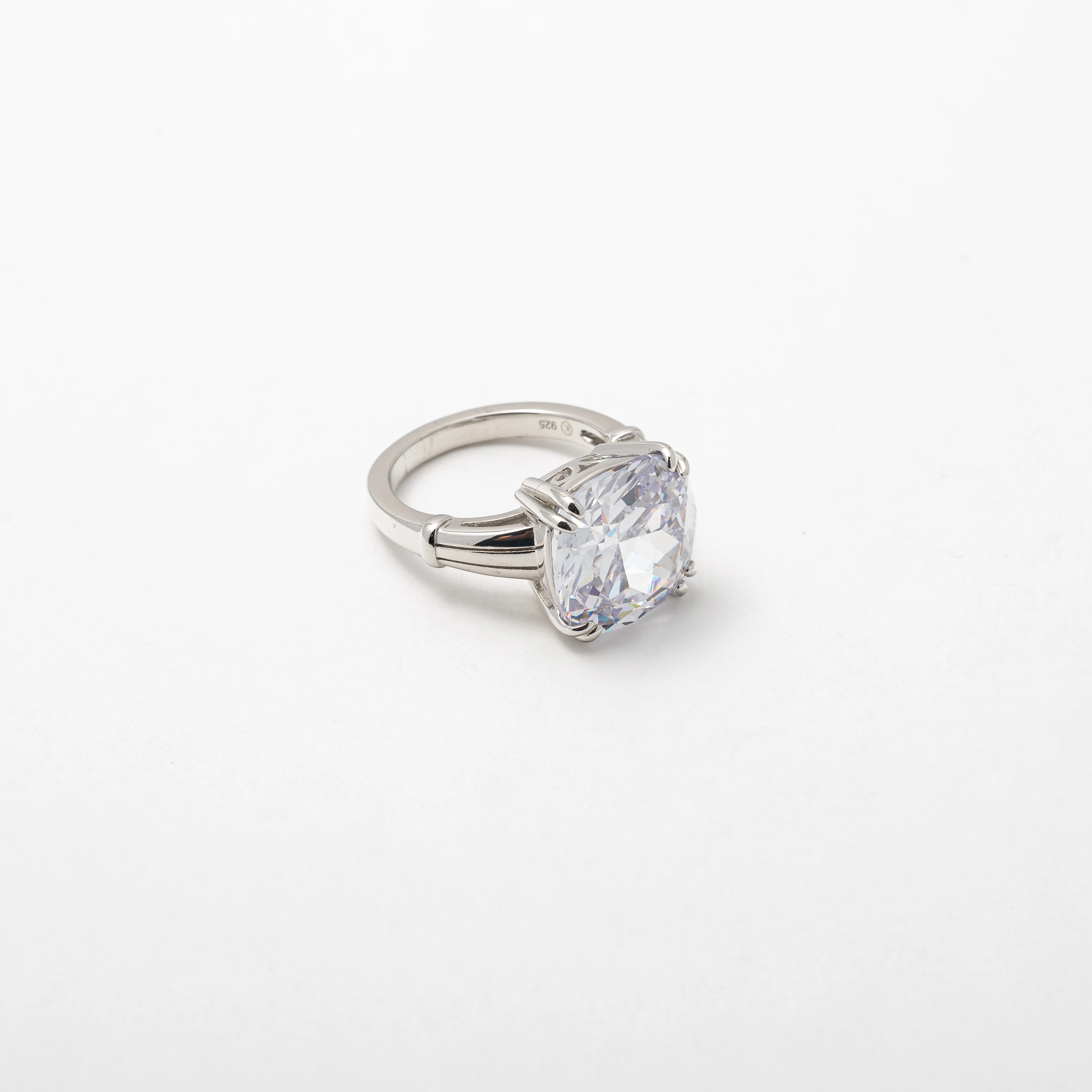 The Silver Stone Icy Ring