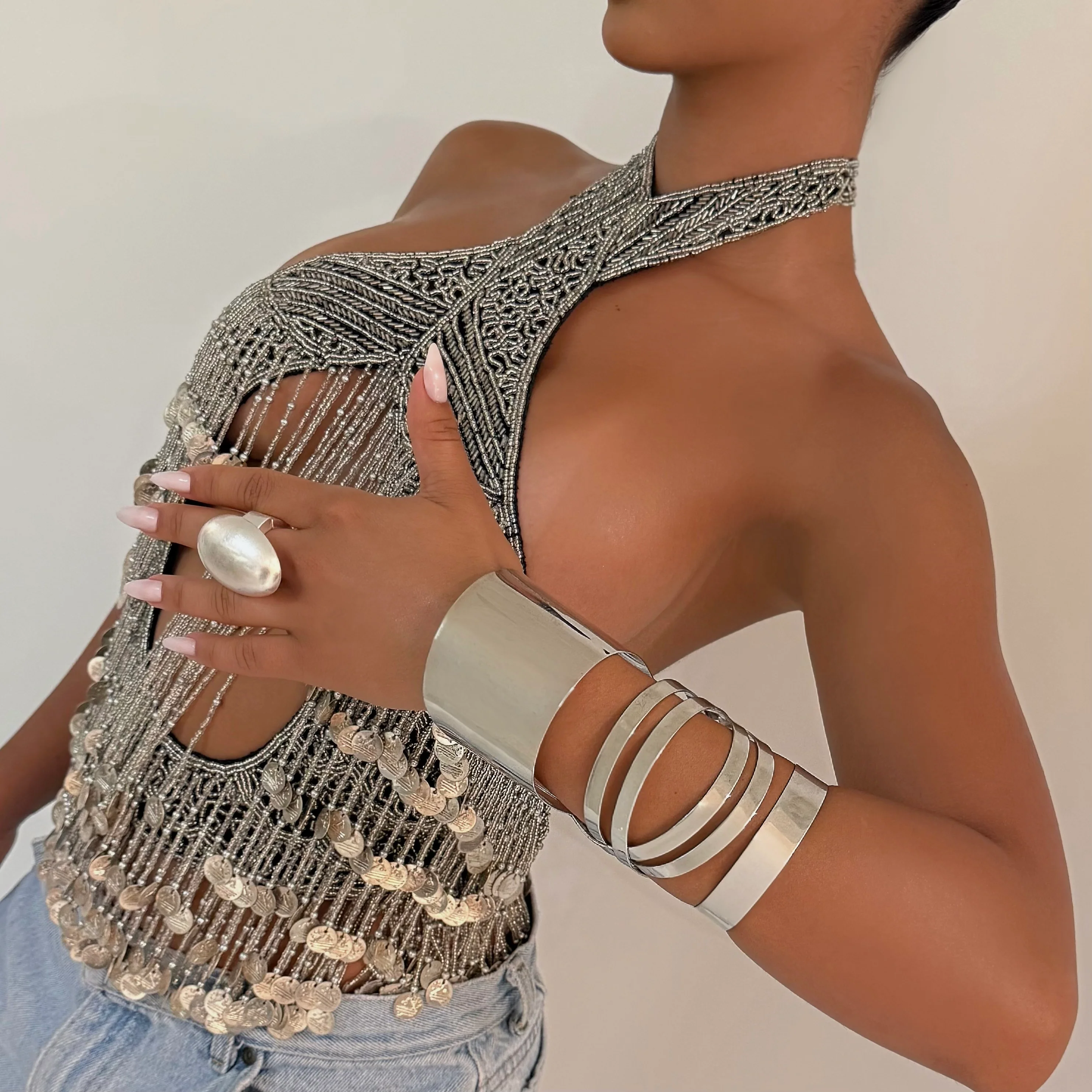 The Silver Wire Cuff