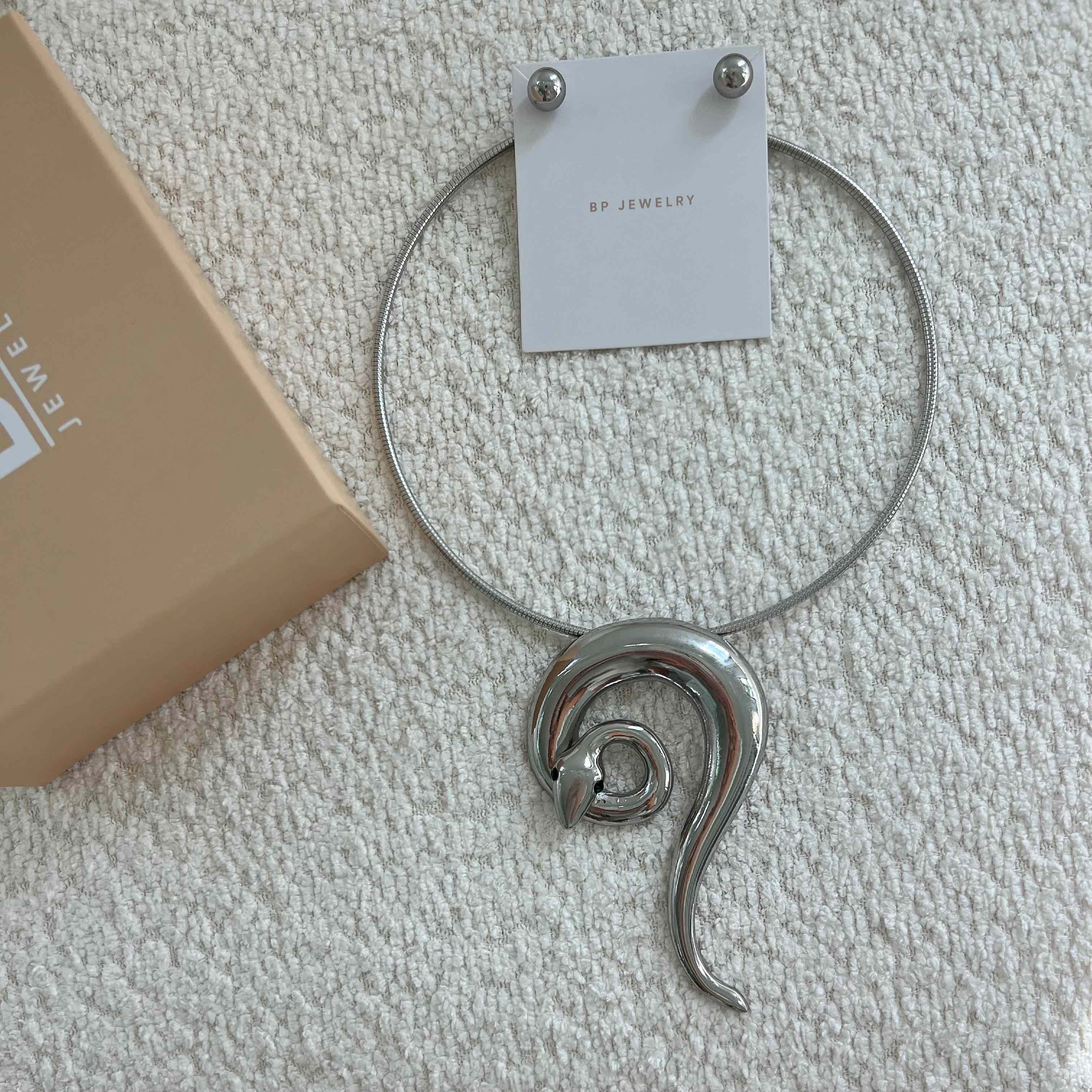 The Snake Chrome Choker
