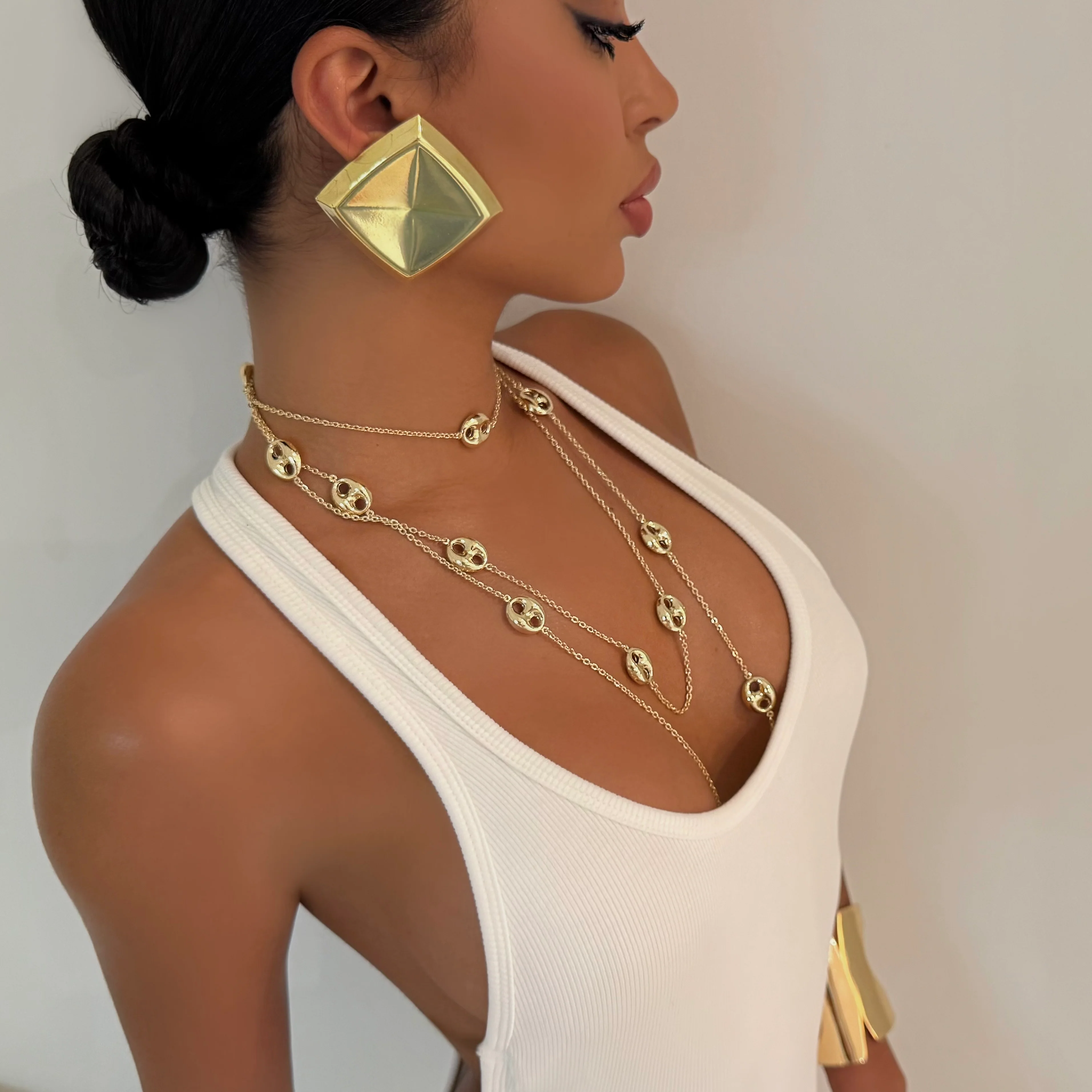 The Solid Gold Locks Necklace