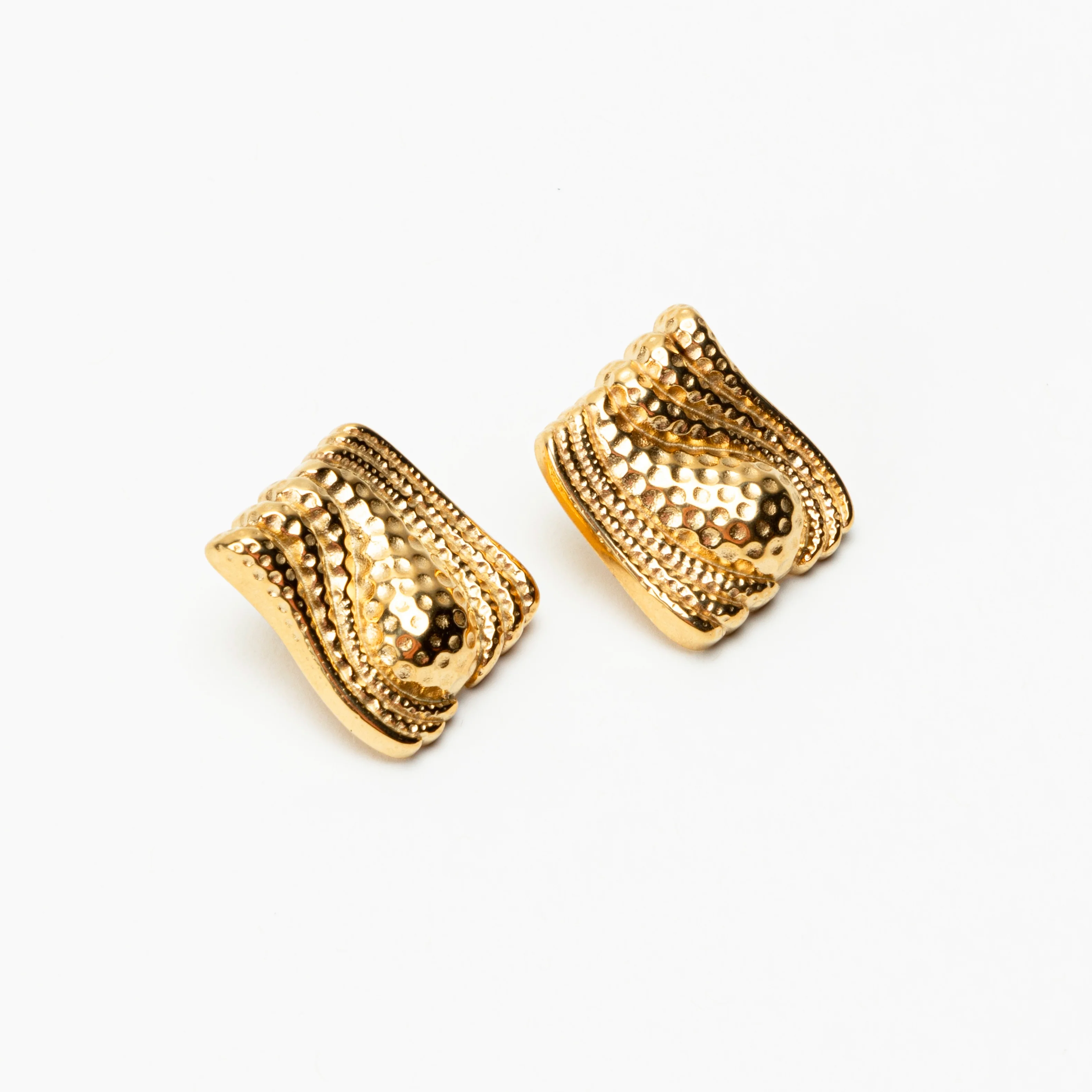 The Square Gold Collection Earrings - Image 2