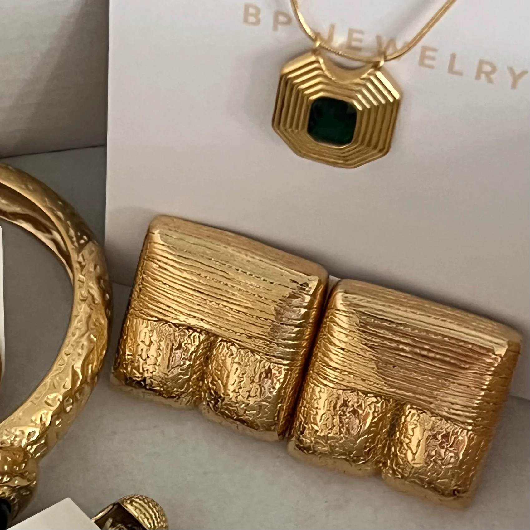 The Square Gold Earring - Image 2