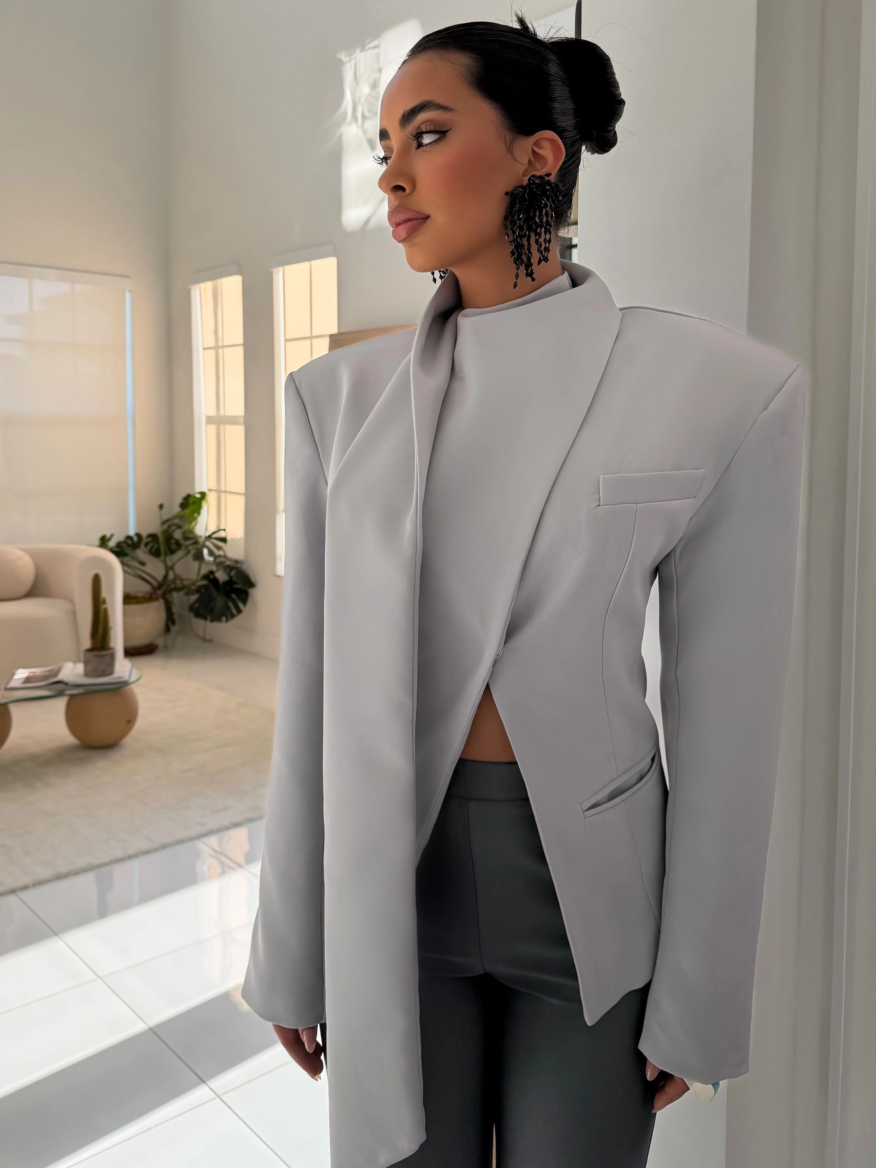 The Stone Wrap Blazer - Image 3