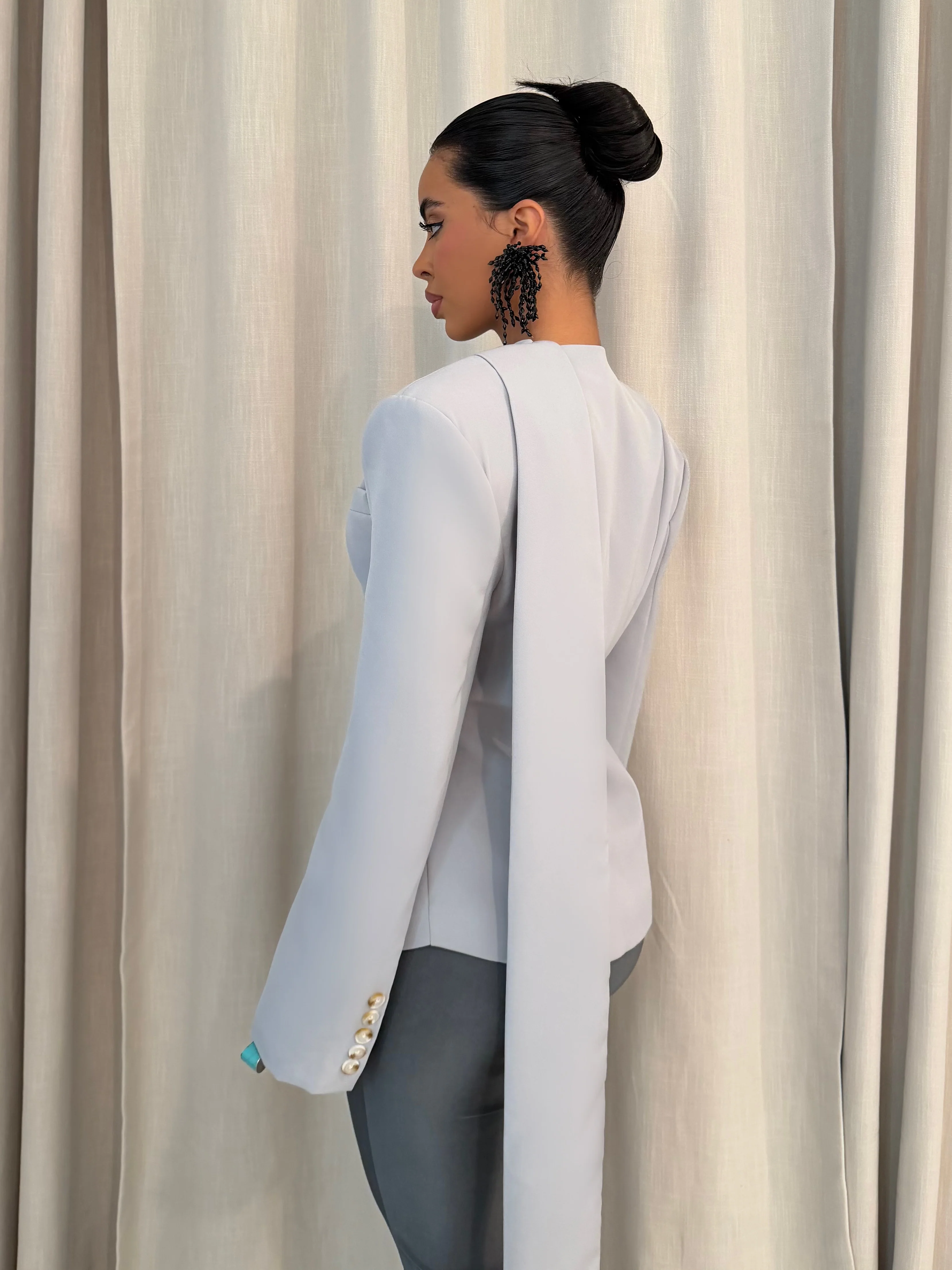 The Stone Wrap Blazer - Image 4