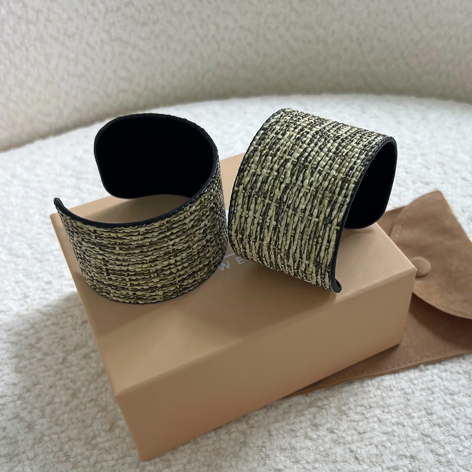 The Woven Black Cuff