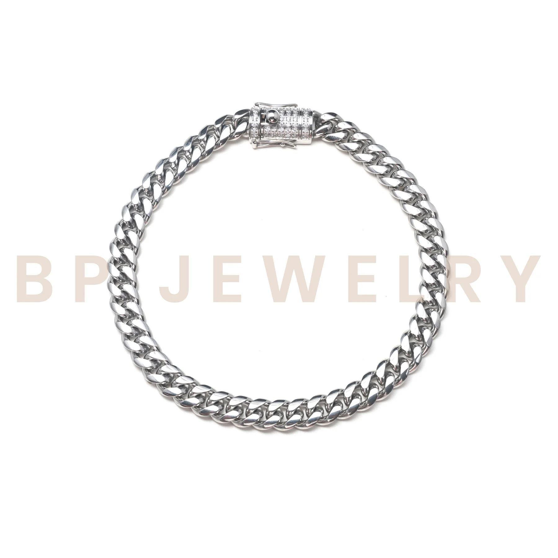 Thick Essential Silver Anklet