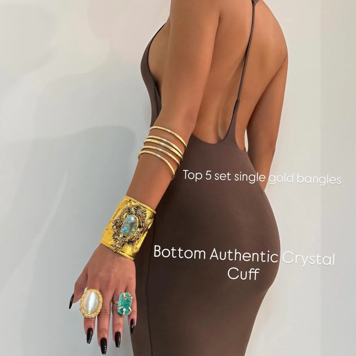Top 5 Set Single Gold Bangles - Image 2