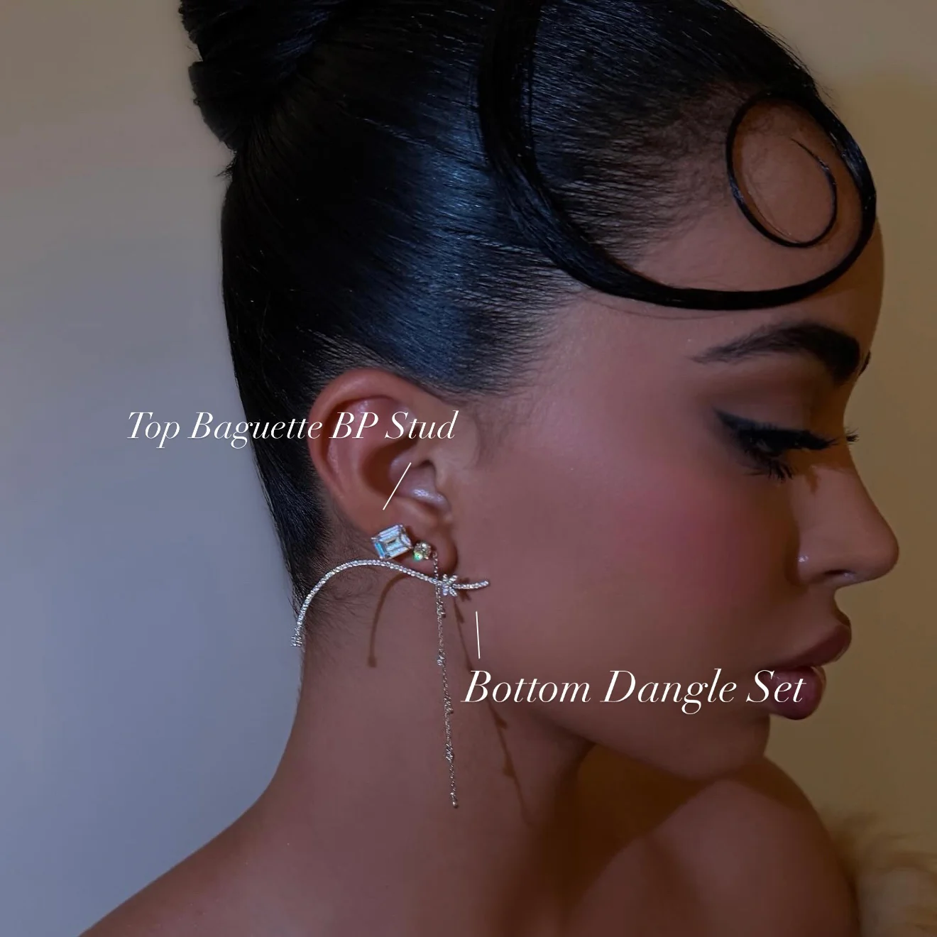 Top Baguette BP Stud - Image 2