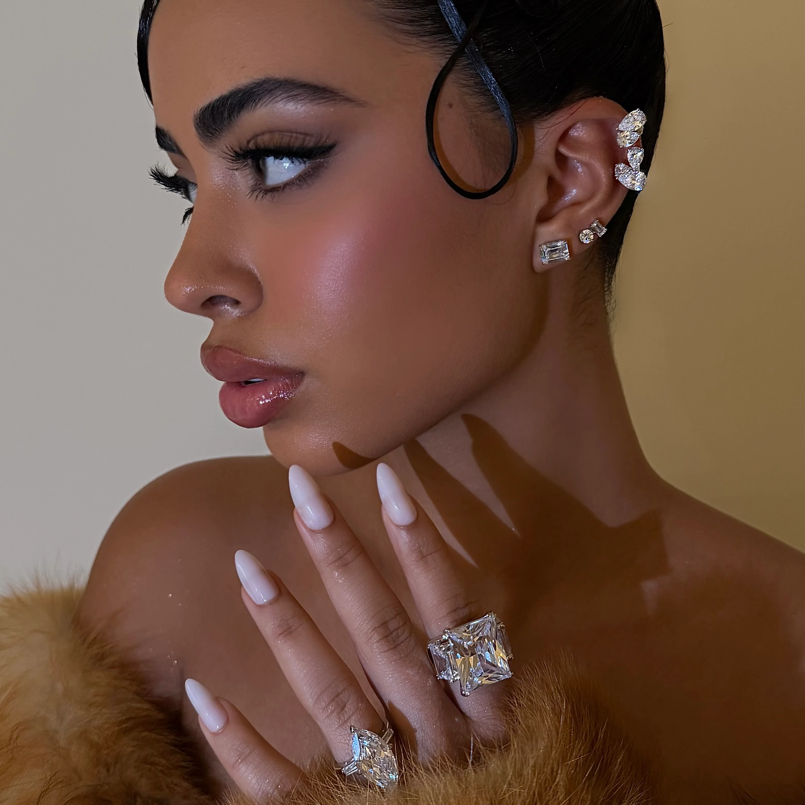 Top Crystal Cuff Set