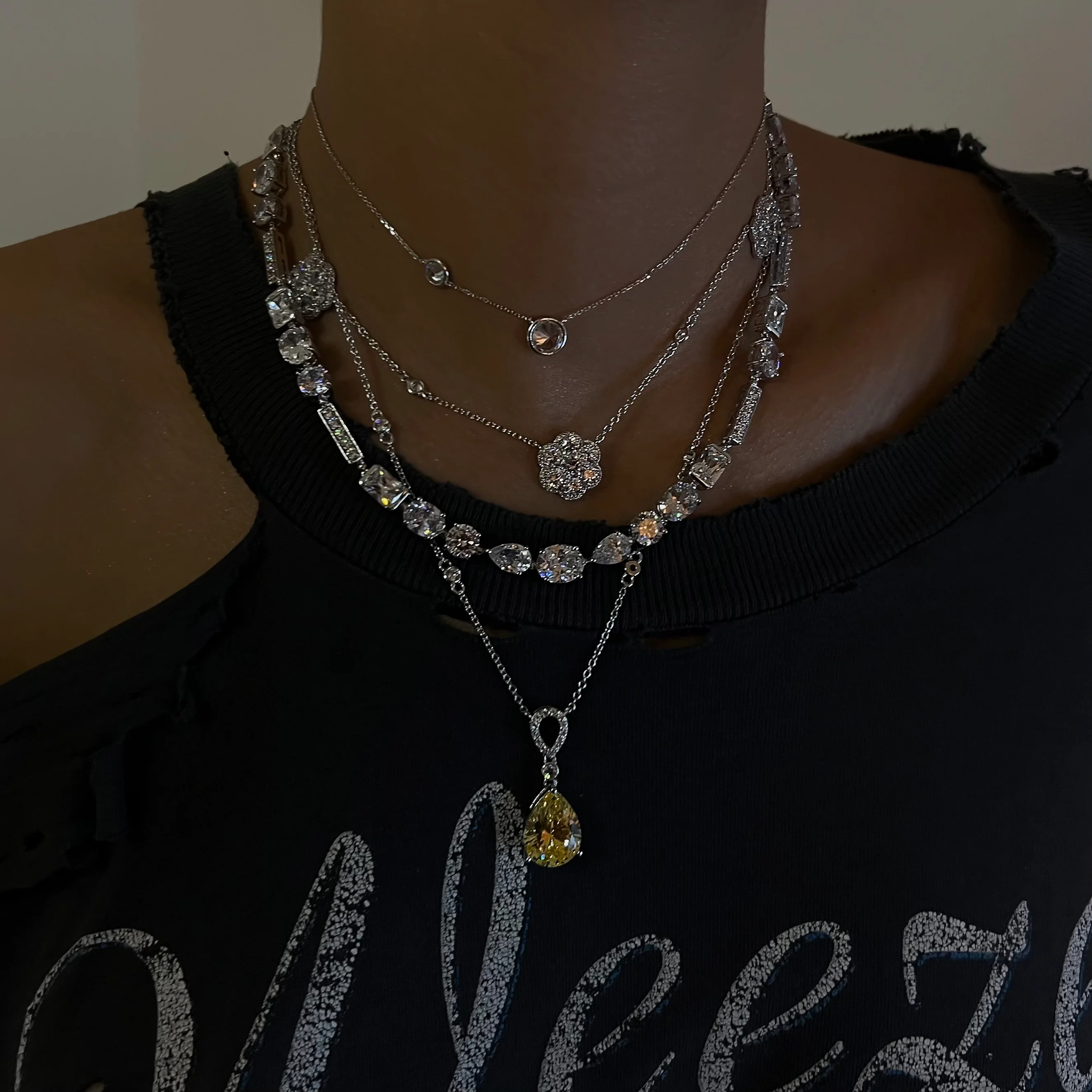 Top Double Dot Necklace