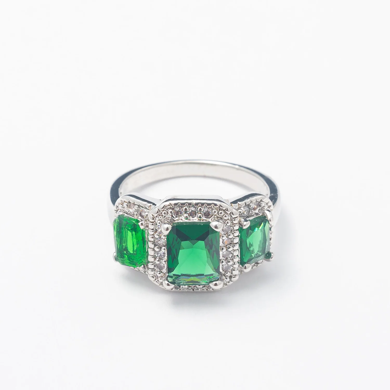 Triple Emerald Band
