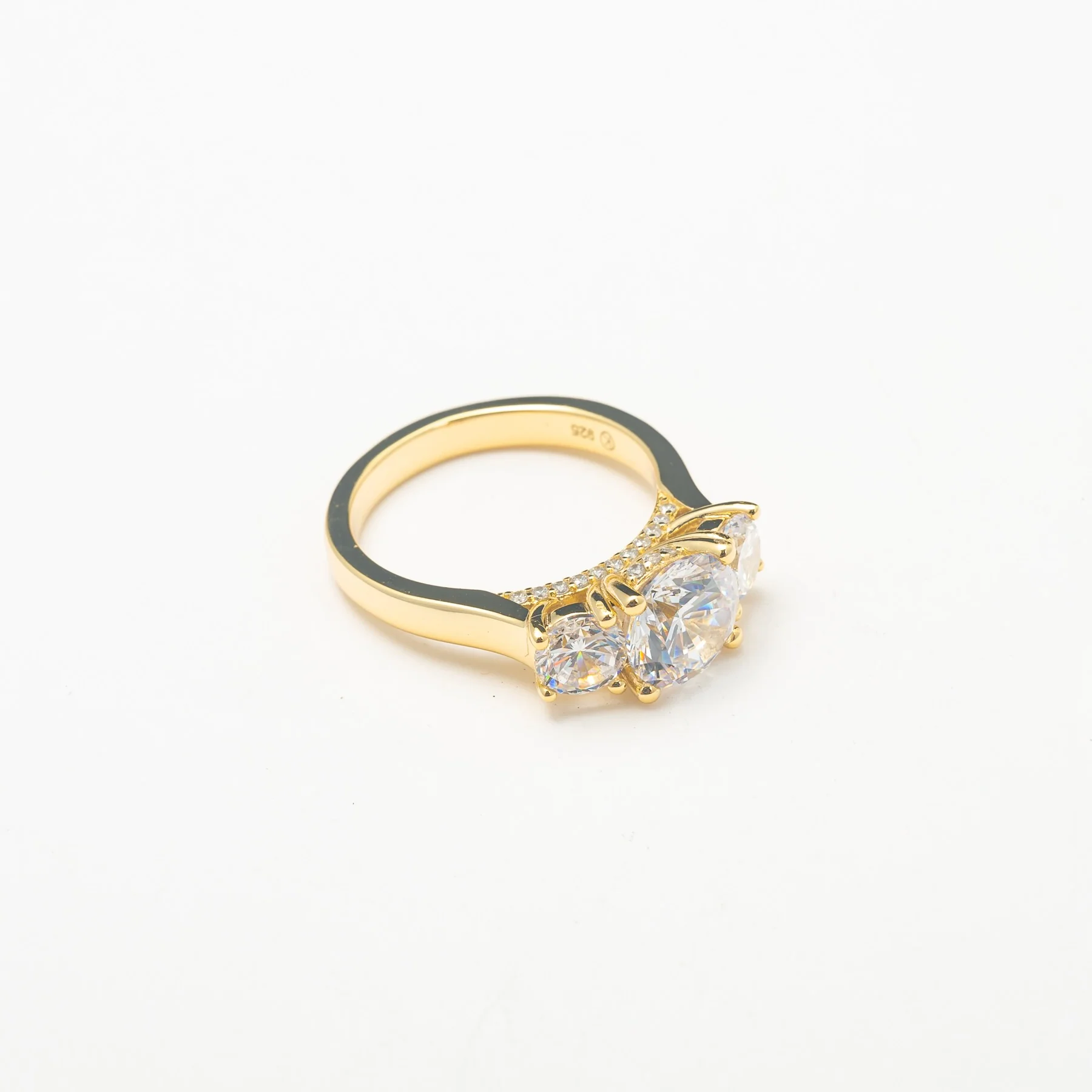 Triple Rising Gold Band
