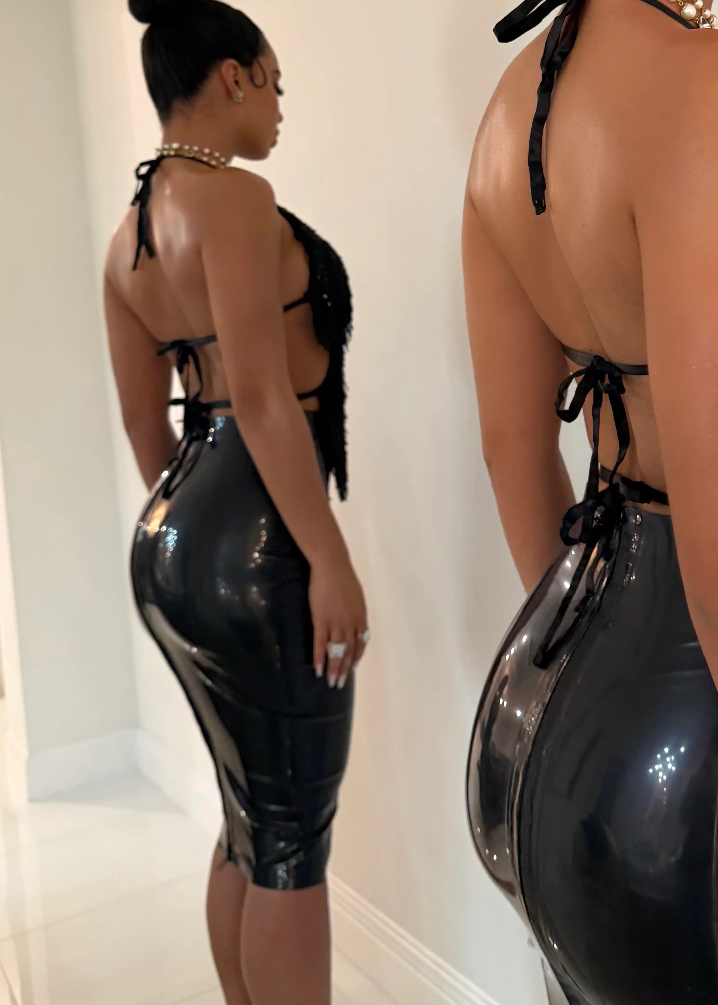 The Handmade Black Beaded Top - Image 3
