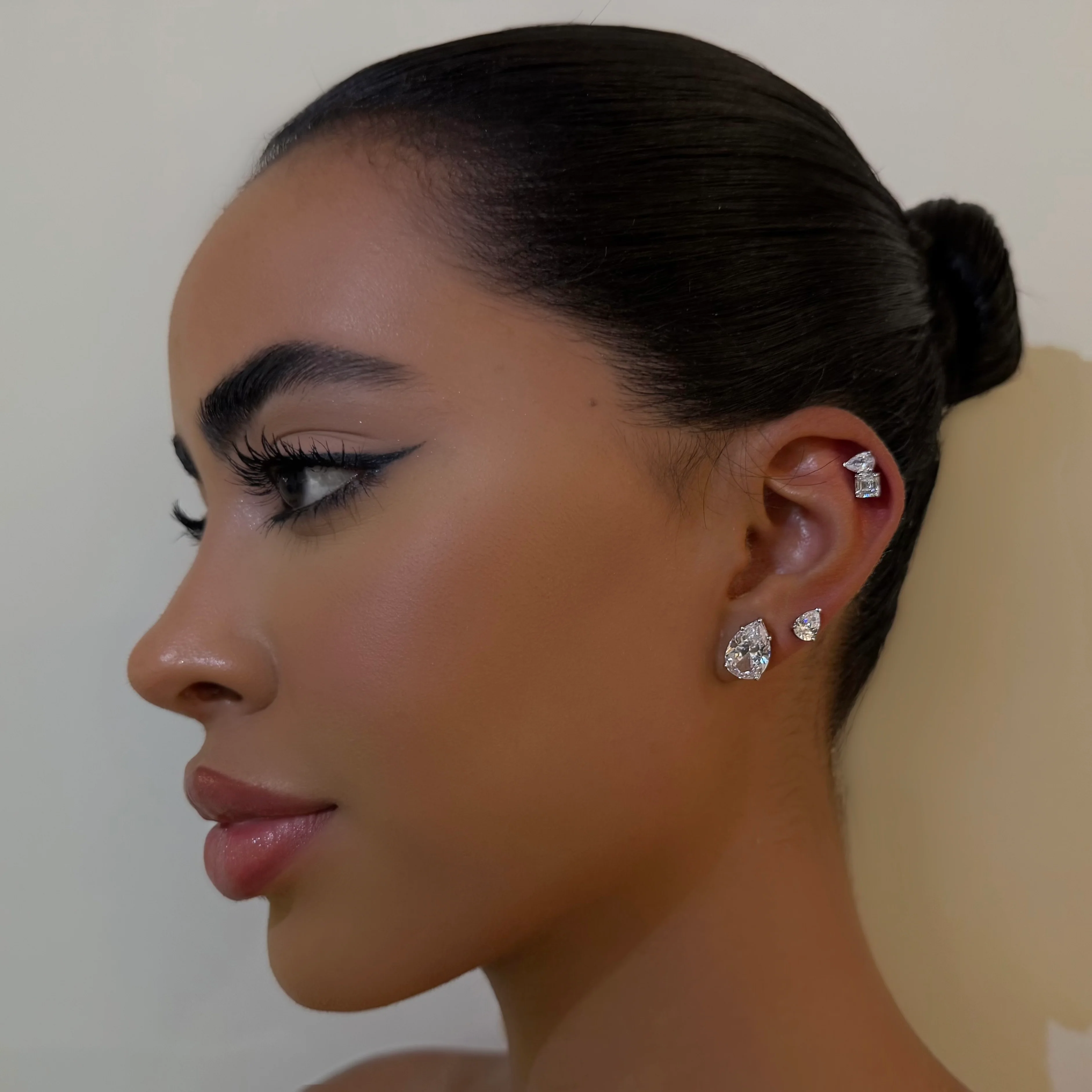 The Large Pear Stud